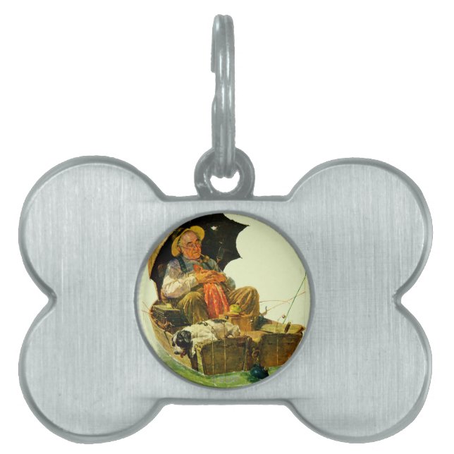 行った採取 ペットネームタグ (正面)