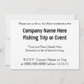 行った採取! 会社の探し出しの招待状 招待状 (裏面)