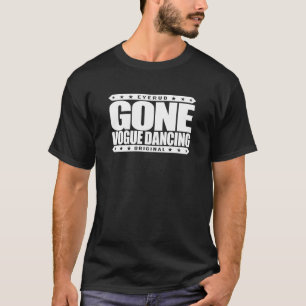 行った流行の踊り-愛陽気なVoguing及びDancesport Tシャツ