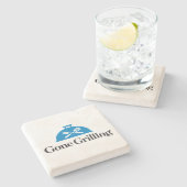 行った焼くこと ストーンコースター (横)