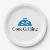 行った焼くこと ペーパープレート (正面)