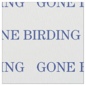 行った野鳥観察 ファブリック (クローズアップ)