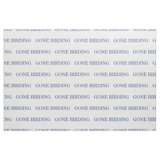 行った野鳥観察 ファブリック (ファットクウォーター)