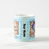 行った魚釣りマグ コーヒーマグカップ (中央)