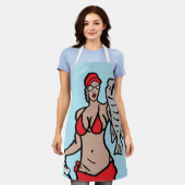 行った魚釣り エプロン (着用した状態)