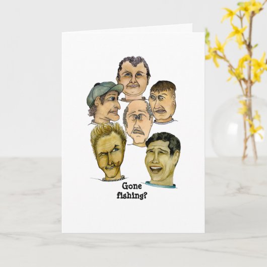 行った魚釣り カード (黄色い花)