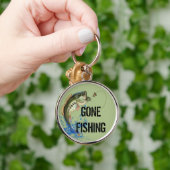 行った魚釣り キーホルダー (手)