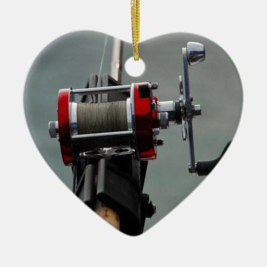 行った魚釣り セラミックオーナメント (正面)