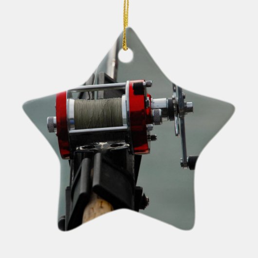 行った魚釣り セラミックオーナメント (正面)