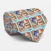 行った魚釣り ネクタイ (ロール)