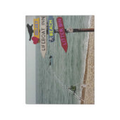 行った魚釣り ノートパッド (回転)