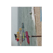 行った魚釣り ノートパッド (回転)