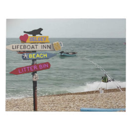 行った魚釣り ノートパッド