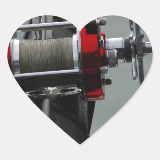 行った魚釣り ハートシール (正面)