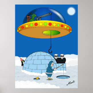 行った魚釣り ポスター