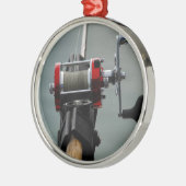 行った魚釣り メタルオーナメント (左)