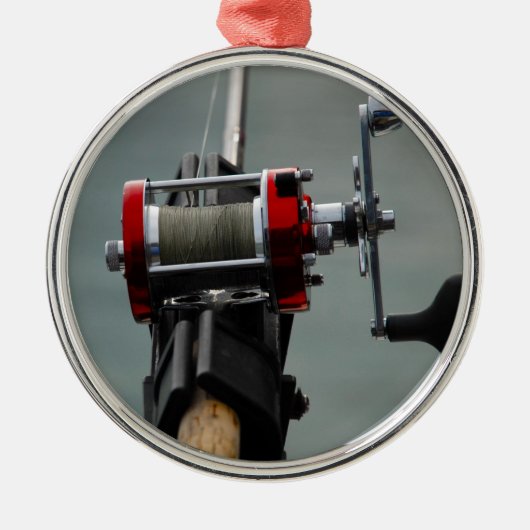 行った魚釣り メタルオーナメント (正面)