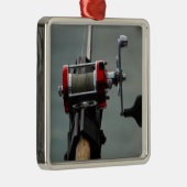 行った魚釣り メタルオーナメント (右)