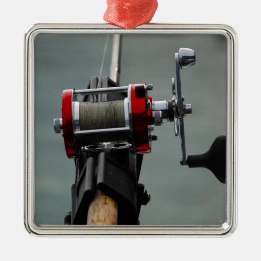 行った魚釣り メタルオーナメント (正面)