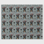 行った魚釣り ラッピングペーパー (フラット)