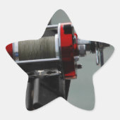 行った魚釣り 星シール (正面)