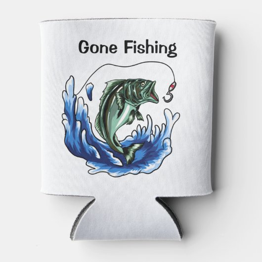 行った魚釣り 缶クーラー (正面)