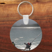 行った魚釣りNo Work キーホルダー (正面)