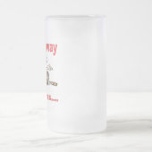 行った フロストグラスビールジョッキ (中央)