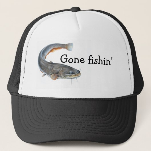 "行ったfishin'" キャップ (正面)