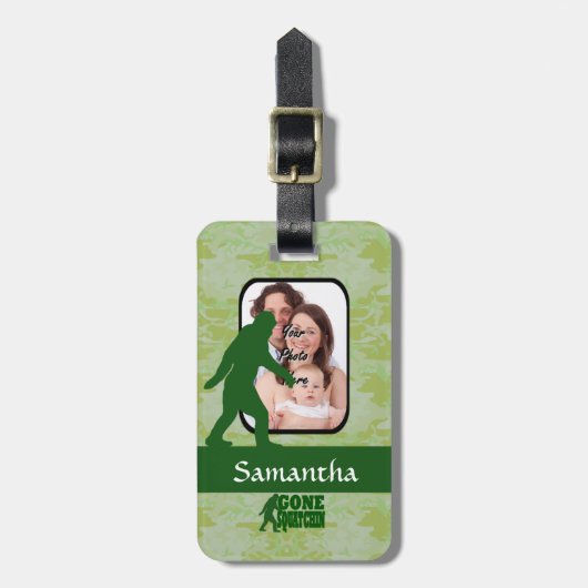 行ったsquatchinの写真テンプレート ラゲッジタグ (正面縦)