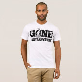 行ったSquatchinの*whiteのlogo* Tシャツ (正面フル)