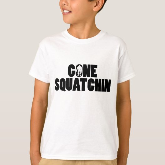 行ったSquatchinはTシャツをからかいます Tシャツ (正面)