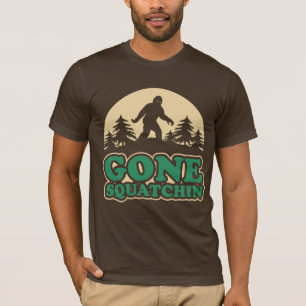 行ったSquatchinビッグフット Tシャツ