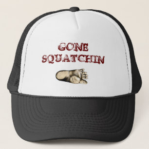 行ったSquatchin (すべての大きい足のハンターへの捧げ物) キャップ