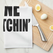 行ったSquatchin キッチンタオル (四つ折り)