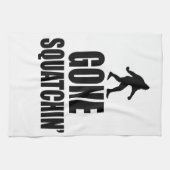 行ったSquatchin キッチンタオル (横)