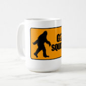 行ったSquatchin コーヒーマグカップ (正面左)