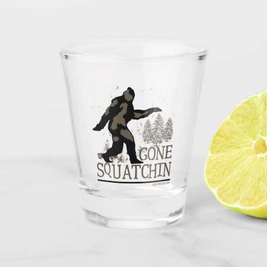 行ったSquatchin ショットグラス (正面)