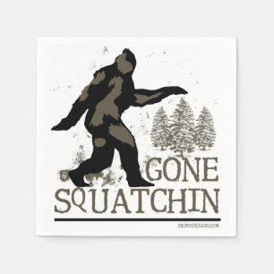 行ったSquatchin スタンダードカクテルナプキン