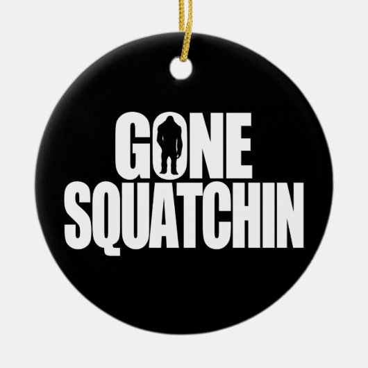 行ったSquatchin セラミックオーナメント (正面)