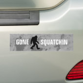 行ったSquatchin バンパーステッカー (車上)