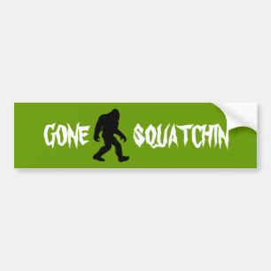 行ったSquatchin バンパーステッカー
