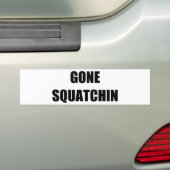 行ったSQUATCHIN バンパーステッカー (車上)