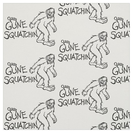 行ったSquatchin ファブリック (見本)