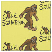 行ったSquatchin ファブリック (クローズアップ)
