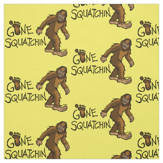 行ったSquatchin ファブリック (見本)