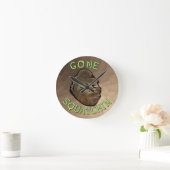 行ったSquatchin ラウンド壁時計 (ホーム)