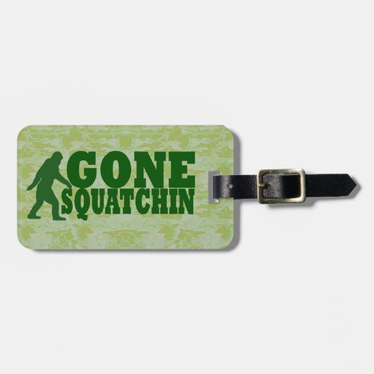 行ったsquatchin ラゲッジタグ (正面横)