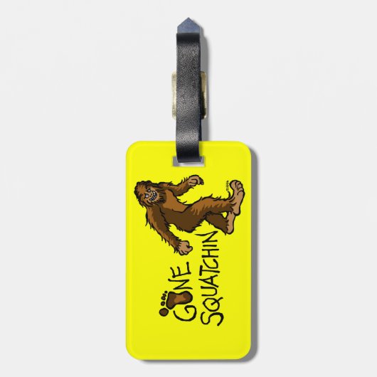 行ったSquatchin ラゲッジタグ (裏面縦)