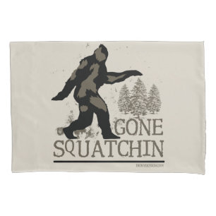 行ったSquatchin 枕カバー
